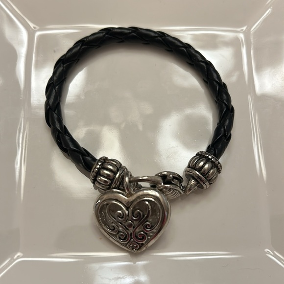 Brighton leather and silver bracelet - Picture 2 of 4